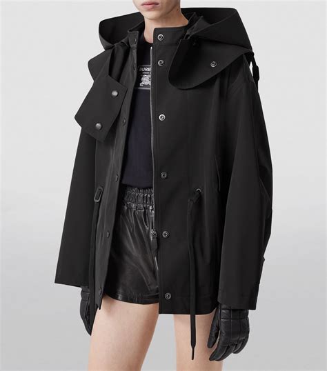 burberry oversized lightweight parka jacket